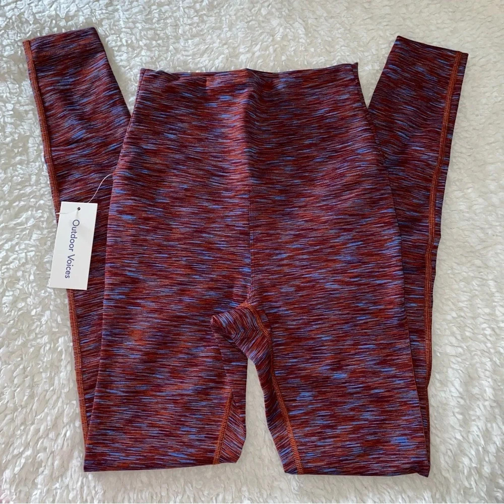 Outdoor Voices Freeform Flow High Waisted 7/8 Legging Heatwave XXS NWT